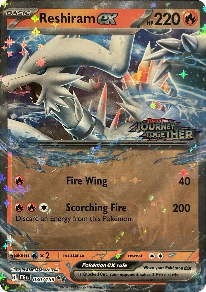 Reshiram ex (Journey Together Stamped) (Miscellaneous Cards & Products) (030/159)