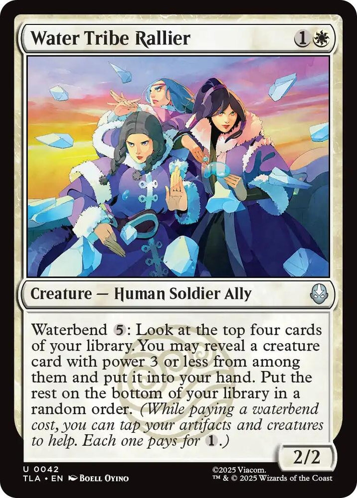 Image for Water Tribe Rallier (Avatar: The Last Airbender) (42) - Magic: The Gathering