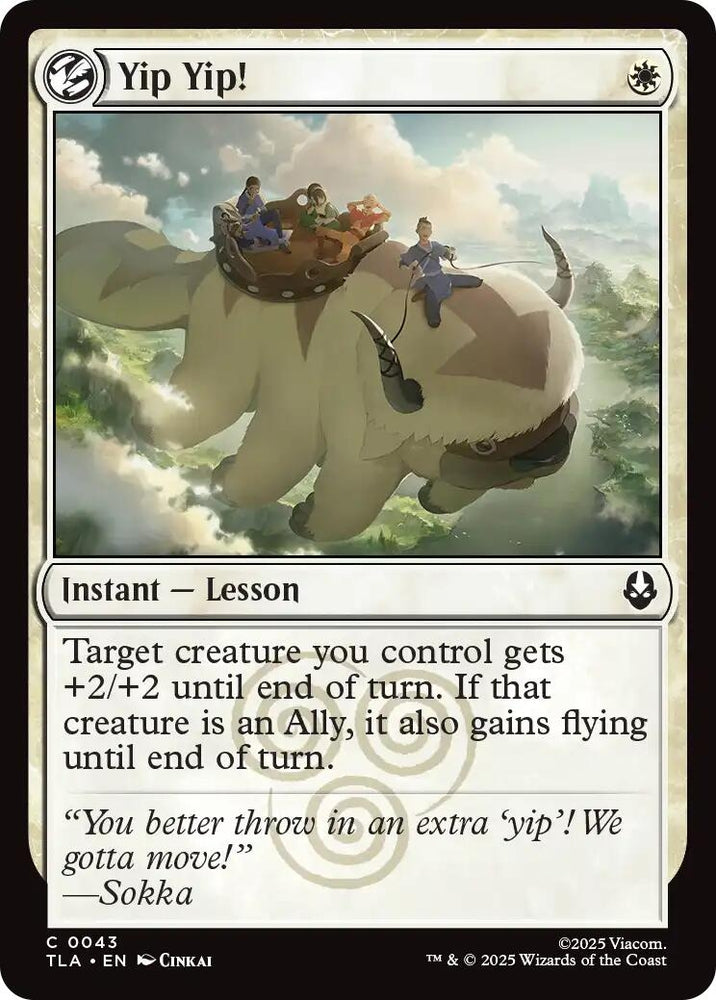 Image for Yip Yip! (Avatar: The Last Airbender) (43) - Magic: The Gathering