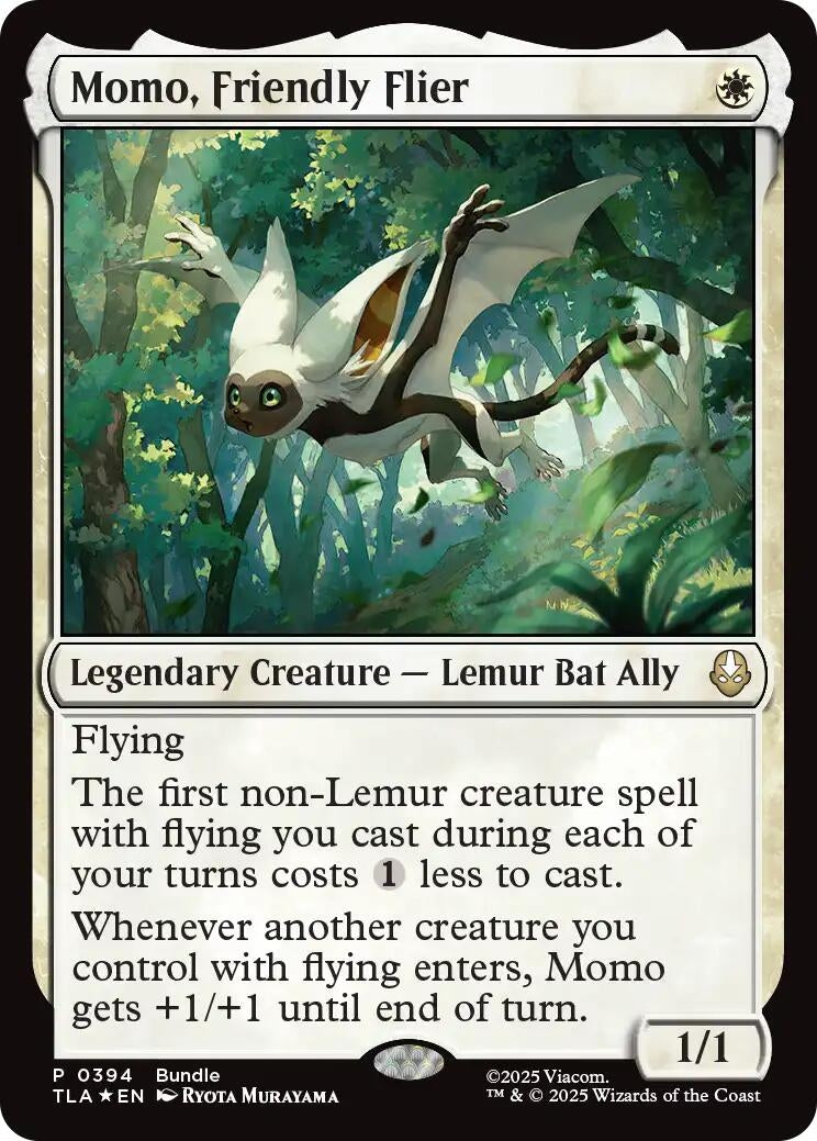Image for Momo, Friendly Flier (Unique and Miscellaneous Promos) (394) (UMP) - Magic: The Gathering