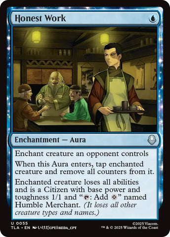 Image for Honest Work (Avatar: The Last Airbender) (55) - Magic: The Gathering