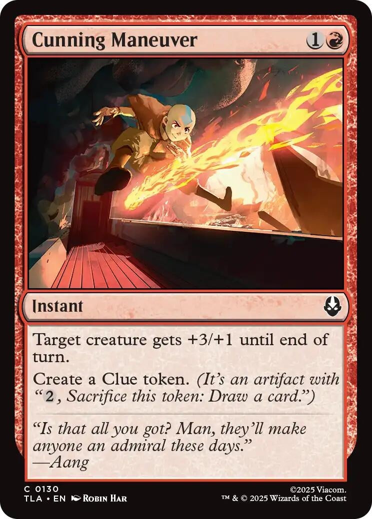 Image for Cunning Maneuver (Avatar: The Last Airbender) (130) - Magic: The Gathering