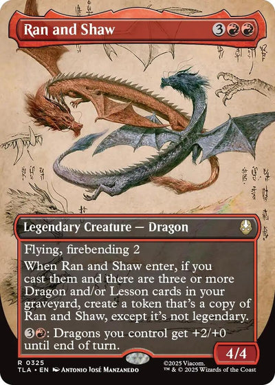 Ran and Shaw (Borderless) (Avatar: The Last Airbender) (325)