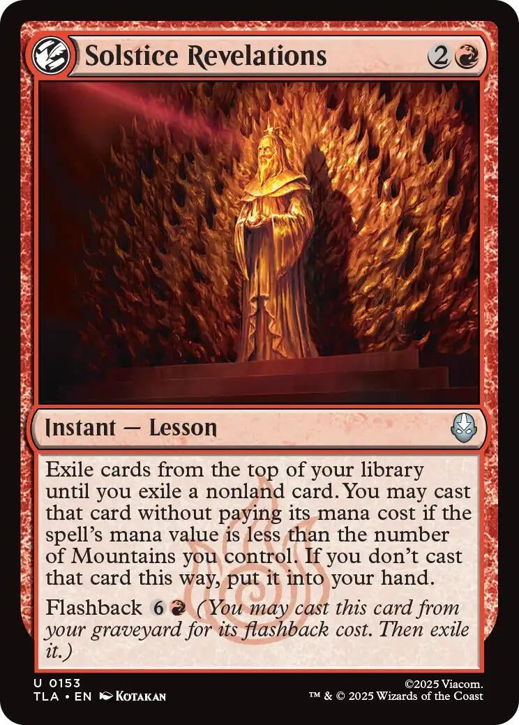 Image for Solstice Revelations (Avatar: The Last Airbender) (153) - Magic: The Gathering