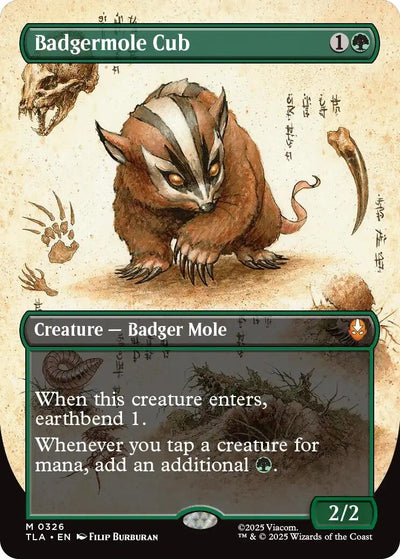 Badgermole Cub (Borderless) (Avatar: The Last Airbender) (326)