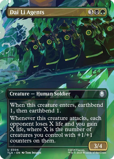 Dai Li Agents (Borderless) (Avatar: The Last Airbender) (306)