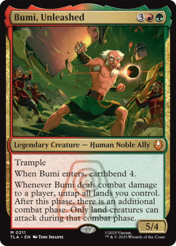 Image for Bumi, Unleashed (Avatar: The Last Airbender) (211) - Magic: The Gathering