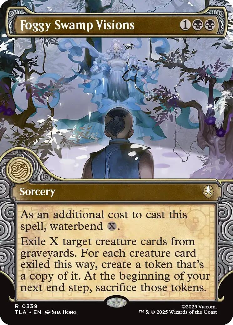 Image for Foggy Swamp Visions (Showcase) (Avatar: The Last Airbender) (339) - Magic: The Gathering