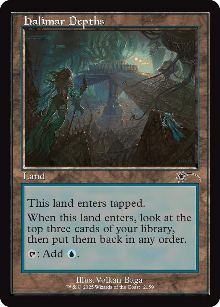 Image for Halimar Depths (Retro Frame) (Secret Lair Drop Series) (2159) (SLD) - Magic: The Gathering