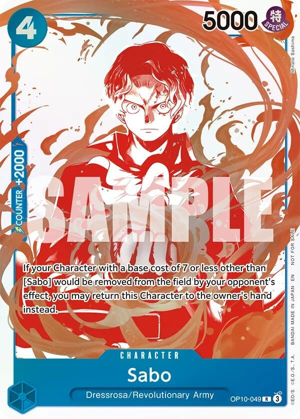Sabo - OP10-049 (3rd Anniversary Treasure Campaign Pack) (One Piece Promotion Cards) (OP10-049)
