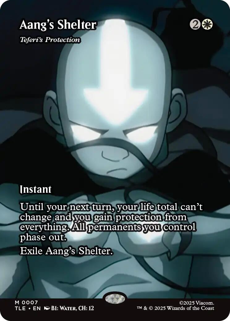 Image for Aang's Shelter - Teferi's Protection (Borderless) (7) - Magic: The Gathering