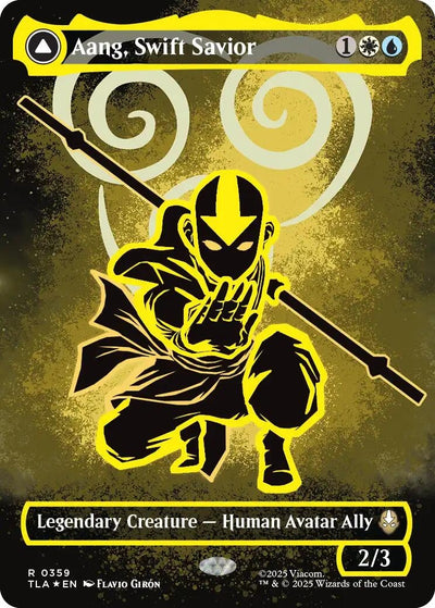 Aang, Swift Savior (Borderless) (Neon Ink Foil) (359)