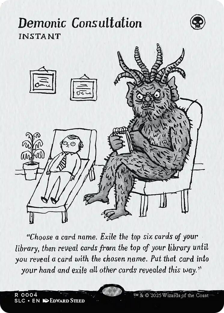 Demonic Consultation (Secret Lair Countdown Kit) (4)