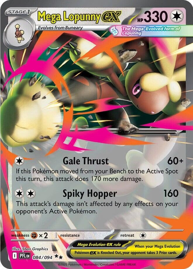 Image for Mega Lopunny ex (084/094) - Pokemon