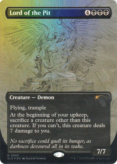 Lord of the Pit (Sketch Showcase) (Rainbow Foil) (Secret Lair Drop Series) (893)