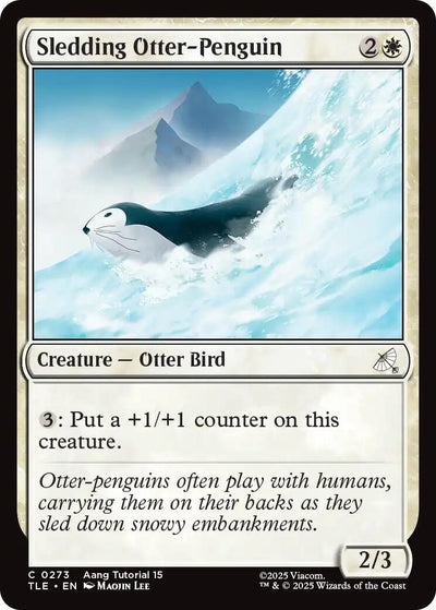 Sledding Otter-Penguin (0273) (273)