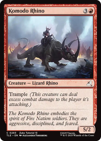 Komodo Rhino (0283) (Avatar: The Last Airbender: Eternal-Legal) (283)