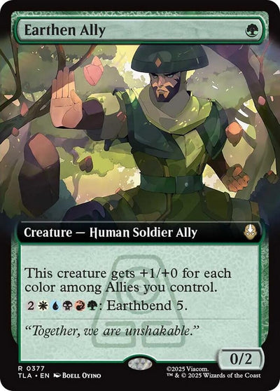 Earthen Ally (Extended Art) (377)