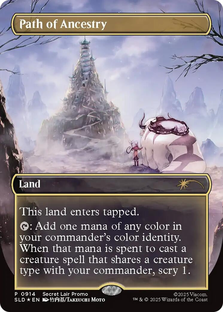Image for Path of Ancestry (0914) (Rainbow Foil) (Secret Lair Drop Series) (914) (SLD) - Magic: The Gathering