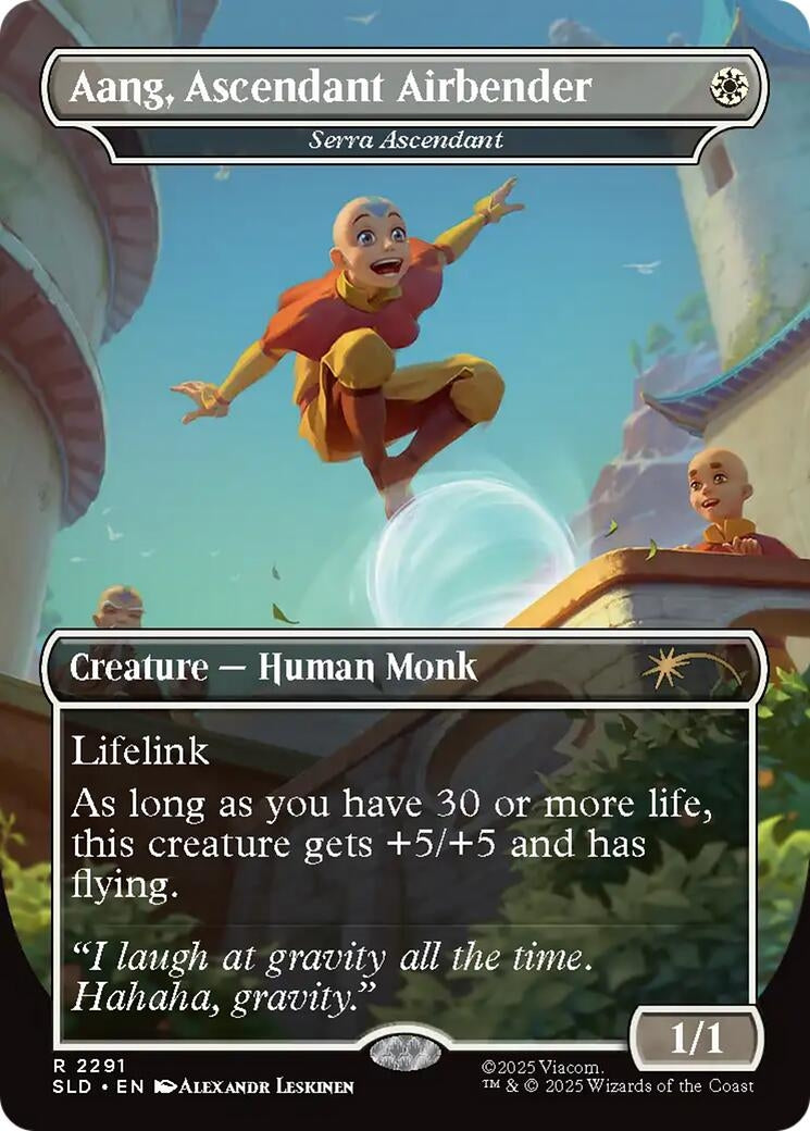 Image for Aang, Ascendant Airbender - Serra Ascendant (Secret Lair Drop Series) (2291) (SLD) - Magic: The Gathering