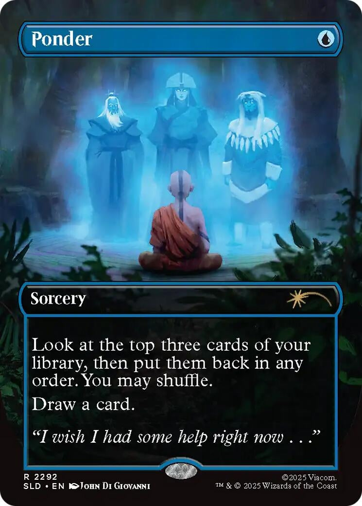 Image for Ponder (2292) (Secret Lair Drop Series) (2292) (SLD) - Magic: The Gathering