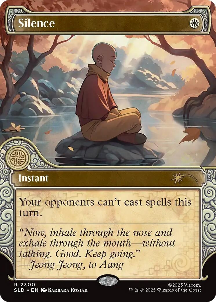 Image for Silence (2300) (Secret Lair Drop Series) (2300) (SLD) - Magic: The Gathering