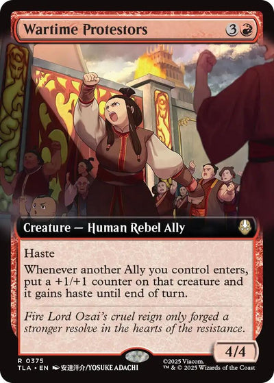 Wartime Protestors (Extended Art) (375)