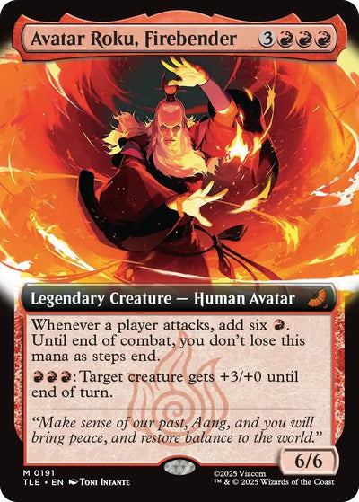 Avatar Roku, Firebender (Extended Art) (191)