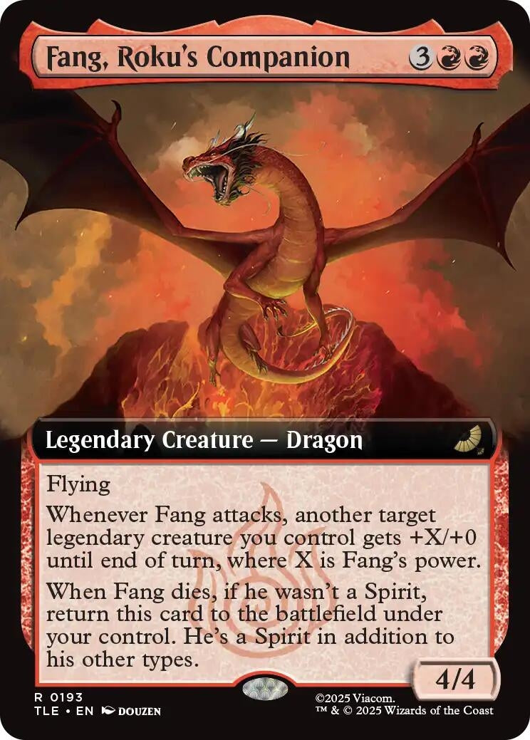 Image for Fang, Roku's Companion (Extended Art) (193) - Magic: The Gathering