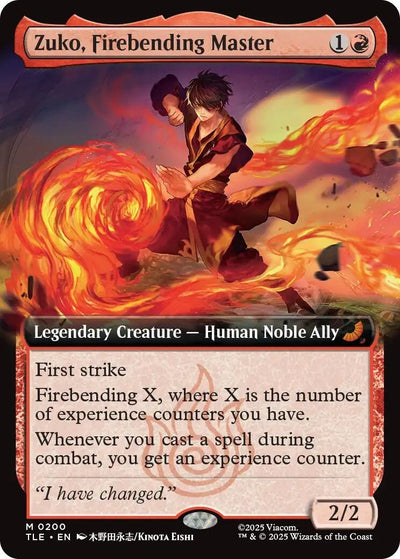 Zuko, Firebending Master (Extended Art) (200)