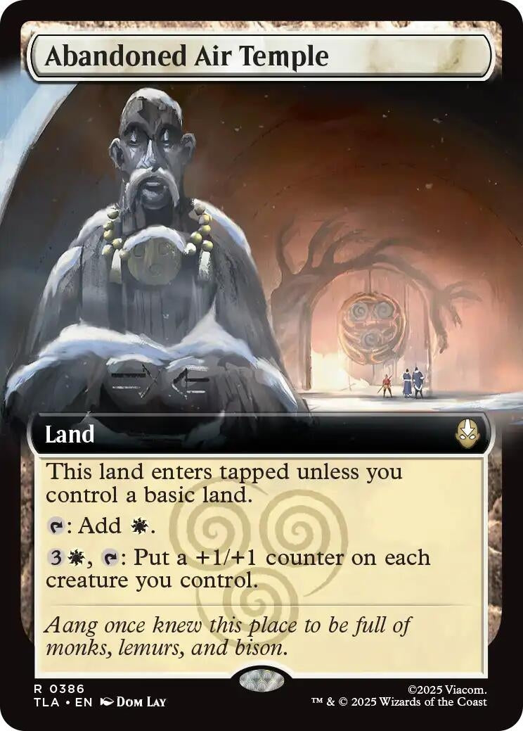 Image for Abandoned Air Temple (Extended Art) (386) - Magic: The Gathering