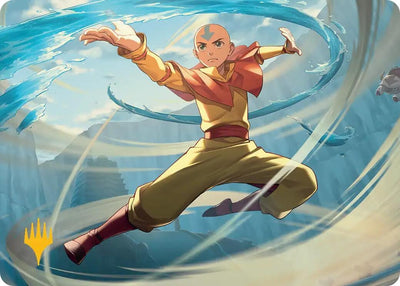 Aang, Swift Savior Art Card (Gold-Stamped Planeswalker Symbol) (20)