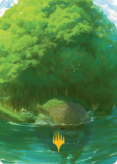 Forest Art Card (Gold-Stamped Planeswalker Symbol) (54)
