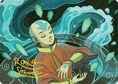 Aang, at the Crossroads Art Card (Gold-Stamped Signature) (45)