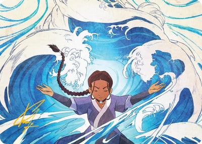Katara, Water Tribe's Hope Art Card (Gold-Stamped Signature) (48)