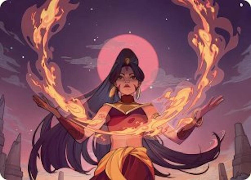 Image for Firebending Student Art Card (44) - Magic: The Gathering