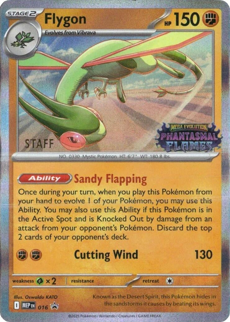 Flygon (Prerelease) [Staff] (016)