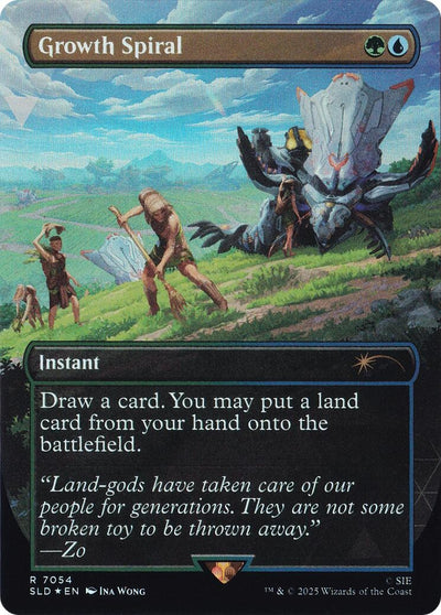 Growth Spiral (7054) (Rainbow Foil) (Secret Lair Drop Series) (7054) (SLD)