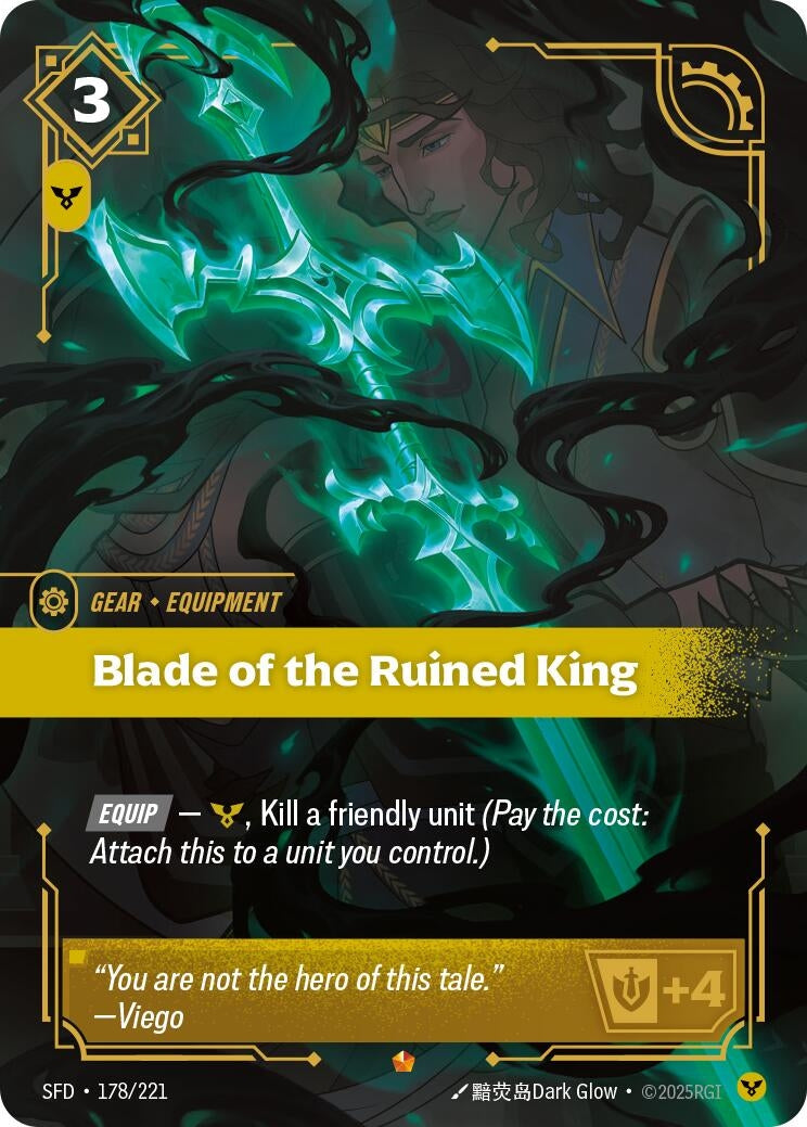 Image for Blade of the Ruined King (Spiritforged) (178/221) - Riftbound: League of Legends Trading Card Game