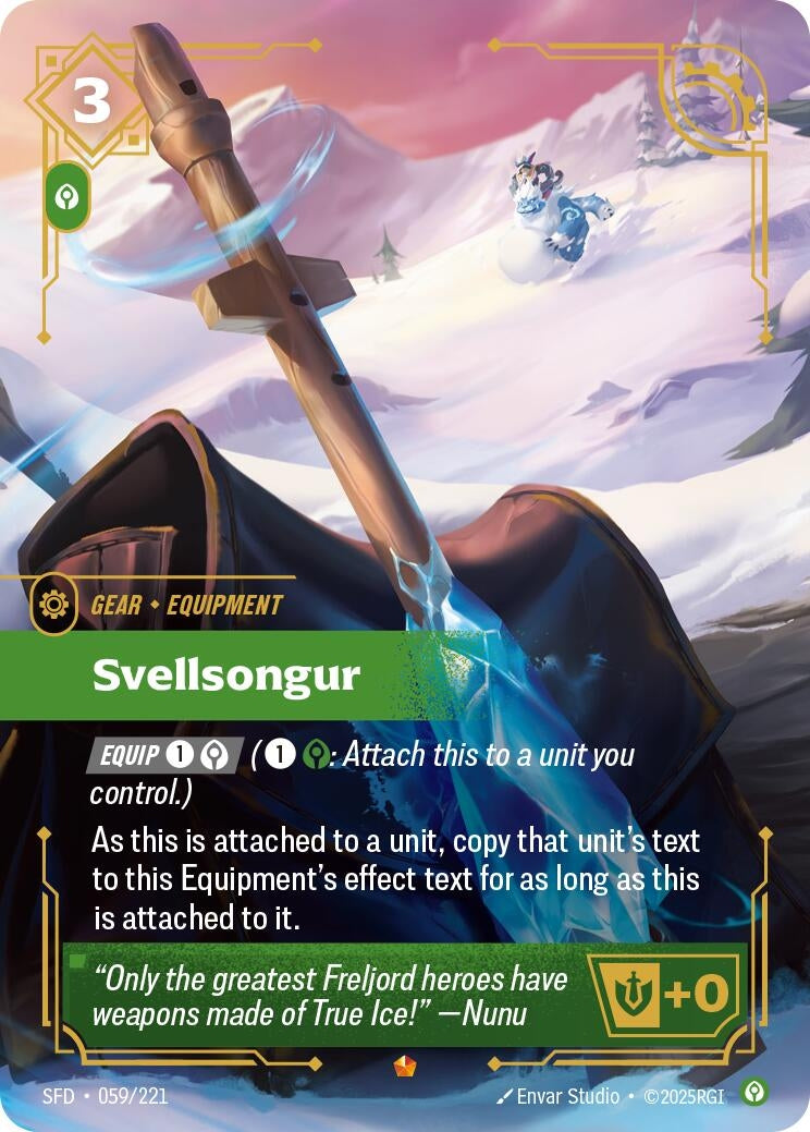 Image for Svellsongur (Spiritforged) (059/221) - Riftbound: League of Legends Trading Card Game