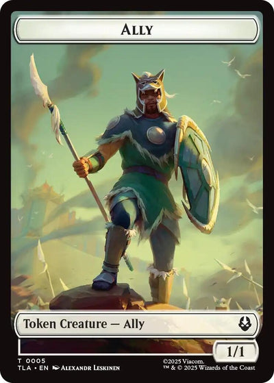 Ally (0005) // Clue (0014) Double-Sided Token (5 // 14)