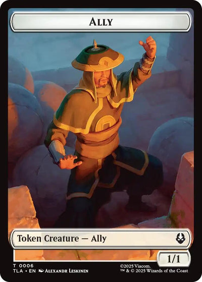 Ally (0006) // Clue (0017) Double-Sided Token (6 // 17)