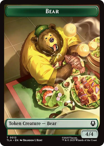 Bear // Food (0020) Double-Sided Token (12 // 20)