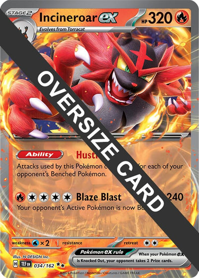 Incineroar ex (034/162)