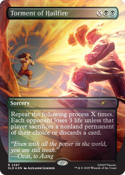 Torment of Hailfire (2287) (Rainbow Foil) (Secret Lair Drop Series) (2287)