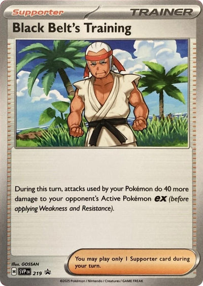 Black Belt's Training - 219 (SV: Scarlet & Violet Promo Cards) (219)
