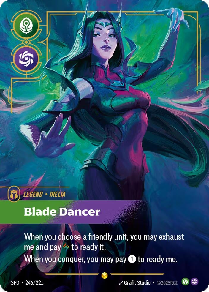Image for Irelia - Blade Dancer (Overnumbered) (Spiritforged) (246/221) - Riftbound: League of Legends Trading Card Game
