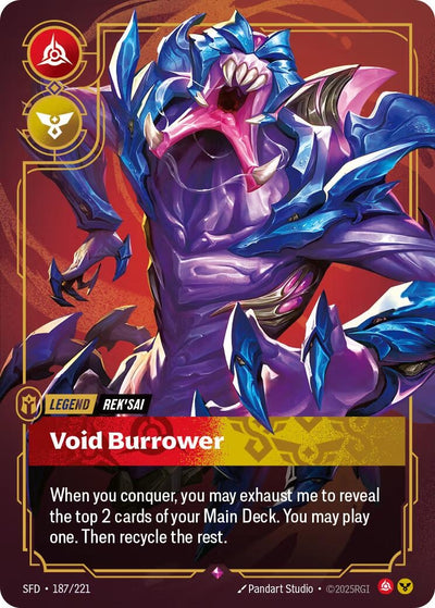 Rek'sai - Void Burrower (Spiritforged) (187/221)