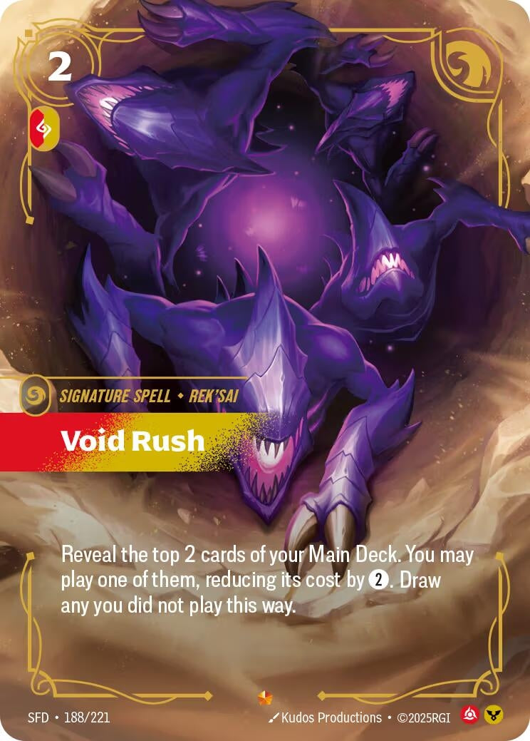 Image for Void Rush (Spiritforged) (188/221) - Riftbound: League of Legends Trading Card Game