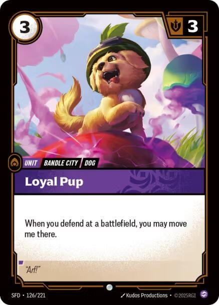 Image for Loyal Pup (Spiritforged) (126/221) - Riftbound: League of Legends Trading Card Game